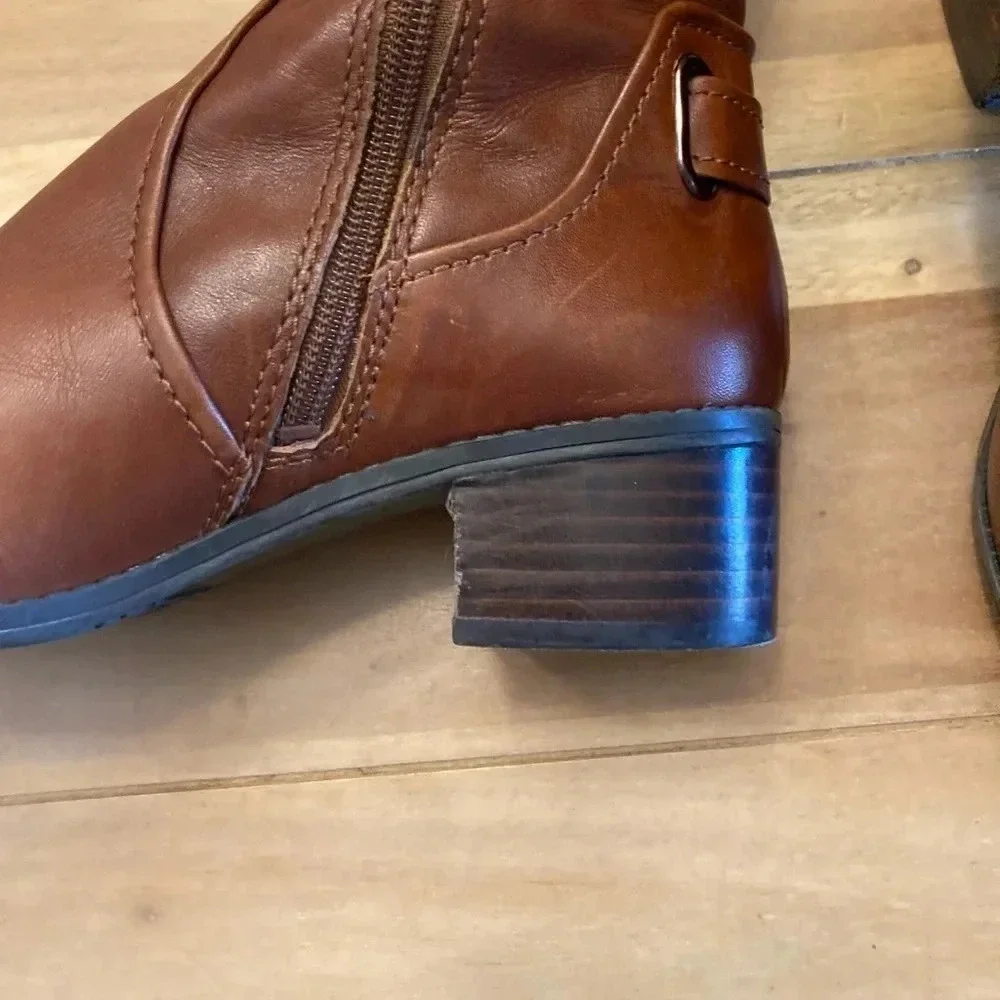 Bandolino size 6 brown leather boots - Picture 4 of 5